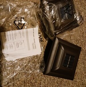 Bronze Solar Post Deck Lights